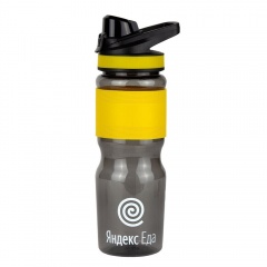 Спортивная бутылка для воды Portobello UNIC, Corsa, 650ml, желтая, с логотипом Яндекс.Еда