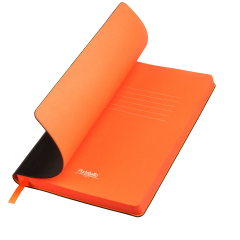 Ежедневник Latte NEW недатированный, черный/оранжевый (без упаковки, без стикера)