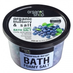 Соль для ванн с пеной «Черничный йогурт»
