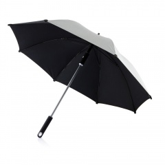 Зонт-трость Hurricane, d105 см, серебряный