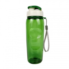 Пластиковая бутылка Сингапур, зеленая