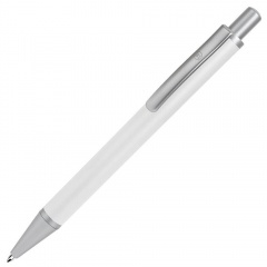 CLASSIC, ручка шариковая, белый/серебристый, металл