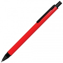 IMPRESS, ручка шариковая, красный/черный, металл  