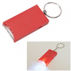 Брелок "And" с подсветкой; красный, 2,8х5,2х0,9 см, пластик