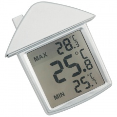 Термометр на присоске "Дом"; 9х10х2,8 см; пластик