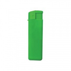 Зажигалка пьезо ISKRA, зеленый, 8,24х2,52х1,17 см, пластик