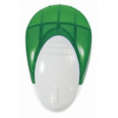 Мемо-холдер на липучке с держателем для авторучки; зеленый; 6,5х2,5х4 см; пластик
