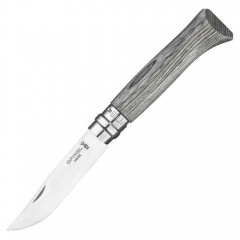 Нож Opinel &#8470 08, береза, серый