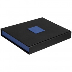 Коробка Plus, черная с синим