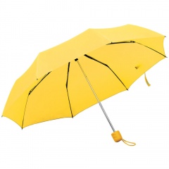 Зонт складной "Foldi", механический, желтый