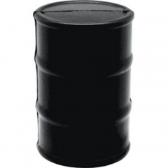 Антистресс "Бочка"; черный; 8,8х5,8 см; вспененный каучук