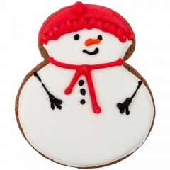Печенье Sweetish Snowman, красное