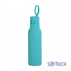 Бутылка для воды "Фитнес" 700 мл, покрытие soft touch
