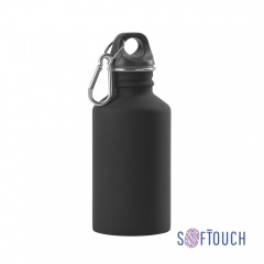 Бутылка для воды "Финиш", покрытие soft touch, 0,5 л.