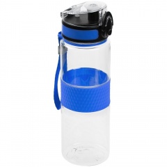 Бутылка для воды Fata Morgana, прозрачная с синим