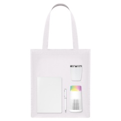 Подарочный набор Welcome Pack Galaxy, белый (термокружка, очиститель воздуха, ежедневник, ручка, шоппер)