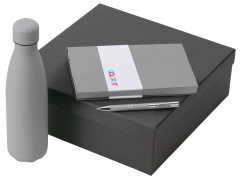 Подарочный набор Color it с блокнотом, металлической ручкой и термобутылкой