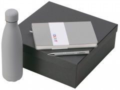 Подарочный набор Color it с блокнотом, металлической ручкой и термобутылкой