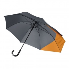 Зонт-трость Dune, серый/оранжевый