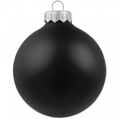 ≈лочный шар Gala Night Matt, 8 см, черный