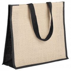 ’олщова¤ сумка дл¤ покупок Bagari с черной отделкой