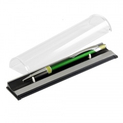 Шариковая ручка Bali, зеленая/салатовая, в упаковке