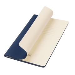 Блокнот Alpha slim, синий