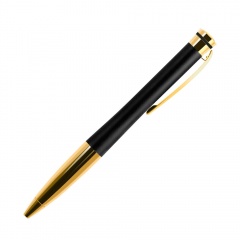 Шариковая ручка Megapolis, черная/позолота