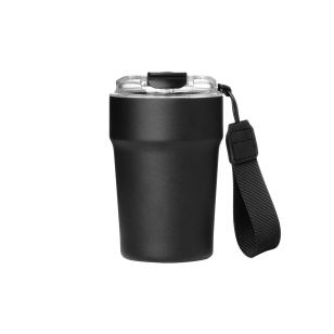 Термокружка вакуумная Monaco, черная