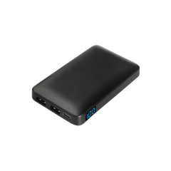 Внешний аккумулятор с цветной подсветкой Ancor Max 5000 mAh, черный