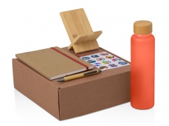 Набор Wooden с бутылкой, блокнотом, ручкой и подставкой для телефона