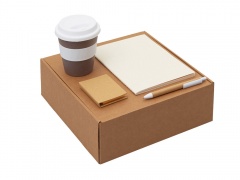 Набор Halm с блокнотом, ручкой и стаканом