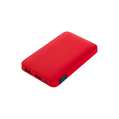 Внешний аккумулятор с подсветкой Ancor 5000 mAh, красный