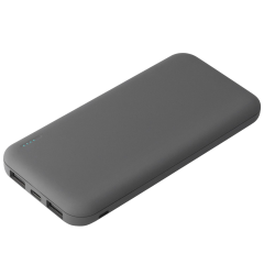 Внешний аккумулятор с подсветкой Luce 10000 mAh, серый