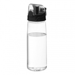 Ѕутылка дл¤ воды FLASK, 800 мл; 25,2х7,7см, прозрачный, пластик