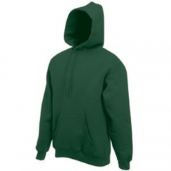 Толстовка "Hooded Sweat", темно-зеленый_XL, 80% х/б, 20% п/э, 280 г/м2