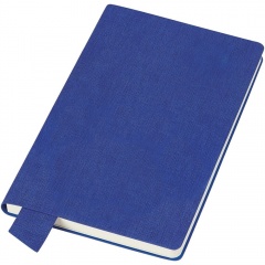 Бизнес-блокнот А5  "Provence", синий , мягкая обложка, в клетку