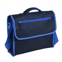 Конференц-сумка "ACTIVE" с карманом на молнии,  синий, 37х28х10 см, полиестер,  шелкография