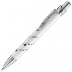 FUTURA, ручка шарикова¤, белый/хром, пластик/металл
