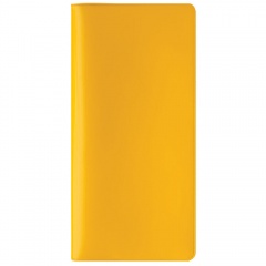 Бумажник путешественника "HAPPY TRAVEL", желтый,  ПВХ, 10*22 см,  шелкография