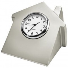 Часы "Домик"; 7х6,6х5,2 см; металл