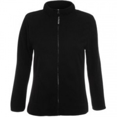Толстовка "Lady-Fit Full Zip Fleece", черный_M, 100% п/э, 250 г/м2