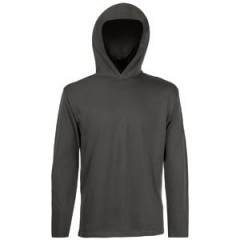  "Long Sleeve Hooded T",  _L, 100% /, 160 /2
