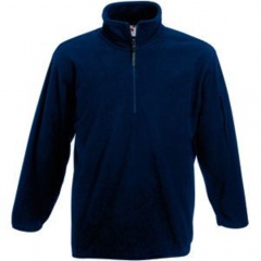 Толстовка "Half Zip Fleece", глубокий темно-синий_2XL, 100% п/э, 250 г/м2