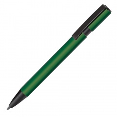 OVAL, ручка шарикова¤, зеленый/черный, металл