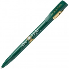 KIKI FROST GOLD, ручка шарикова¤, зеленый/золотистый, пластик