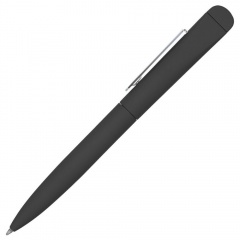 IQ, ручка с флешкой, 8 GB, черный/хром, металл  