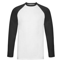  "Long Sleeve Baseball T",   _S, 100% /, 160 /2