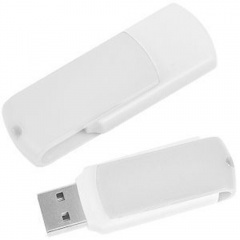 USB flash-карта "Easy" (8√б),бела¤, 5,7х1,9х1см,пластик