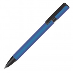 OVAL, ручка шарикова¤, синий/черный, металл